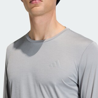 Foto 6 | Foto 6 | Playera Adi365 Running Essentials Manga Larga Adidas Gris Hombre