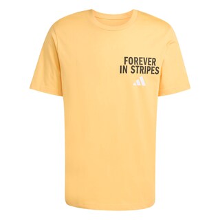 Foto 2 | Foto 2 | Camiseta Estampada Forever In Stripes Adidas Naranja Hombre