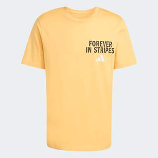 Foto 7 | Foto 7 | Camiseta Estampada Forever In Stripes Adidas Naranja Hombre