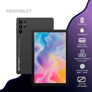 Foto 4 | Foto 4 | Tablet Android Mextablet 10.1'' Pul Hd 6+256gb 5g Wi-fi