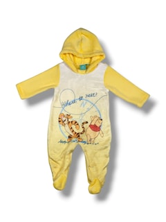 Foto 1 | Foto 1 | Mameluco Con Gorro Bebe Unisex Winnie The Pooh Disney