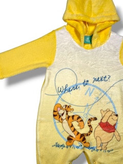 Foto 2 | Foto 2 | Mameluco Con Gorro Bebe Unisex Winnie The Pooh Disney