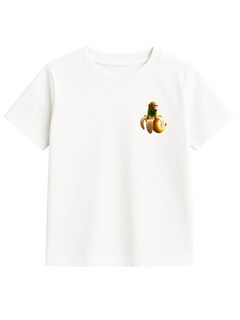 Foto 1 | Foto 1 | Playera Zyro Kids Blanca Mono Banana Viral Niños 1006 1 Pieza