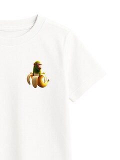 Foto 3 | Foto 3 | Playera Zyro Kids Blanca Mono Banana Viral Niños 1006 1 Pieza