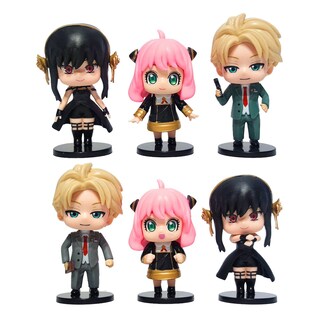 Foto 1 | Foto 1 | Colección De Muñecos De Anime 6 Piezas Spys Familys Anya Forger - Venta Internacional.