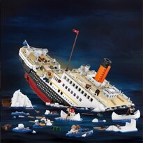 Titanic Estilo Lego Cm-top De 2882 Piezas
