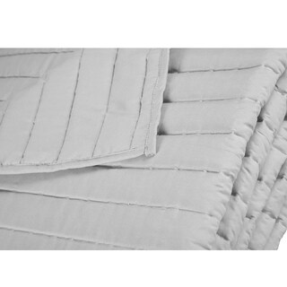 Foto 4 | Foto 4 | Colcha Trinity Color Gris Perla Queen Size+ Protector Ultra + Sábanas Basic + 2 Almohadas Frosty