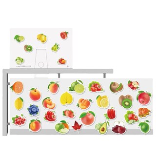 Foto 2 | Foto 2 | Pegatina De Vinilo Con Dibujos Animados De Frutas Y Verduras De Anime 100 Unidades - Venta Internacional.