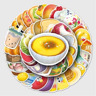 Foto 2 | Foto 2 | Calcomanías 3d De Vinilo Para Alimentos Impermeables Con Grafiti (50 Unidades) - Venta Internacional.