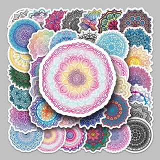Foto 2 | Foto 2 | Calcomanías De Vinilo Impermeables Tipo Mandala Con Grafiti 50 Unidades - Venta Internacional.