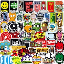 Juego De Pegatinas Impermeables Con Logotipo De Moda 100 Unidades Para Botella - Venta Internacional.