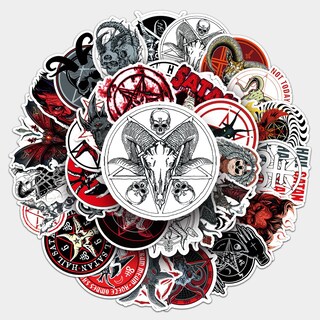 Foto 2 | Foto 2 | Pegatinas Devil Satan Con Grafitis Impermeables 50 Unidades/lote - Venta Internacional.