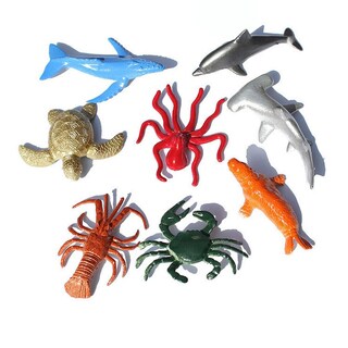Foto 1 | Foto 1 | Modelo De Colección De Animales Marinos De Simulación 8 Piezas 4 A 7 Cm 34 G - Venta Internacional.