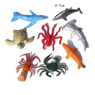 Foto 2 | Foto 2 | Modelo De Colección De Animales Marinos De Simulación 8 Piezas 4 A 7 Cm 34 G - Venta Internacional.