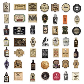 Foto 2 | Foto 2 | Pegatinas Horror Potion De Vinilo Impermeable 50 Unidades/lote - Venta Internacional.