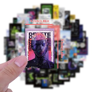 Foto 4 | Foto 4 | Pegatinas Fantasy Acid Vinilo Impermeable 60 Unidades/lote - Venta Internacional.