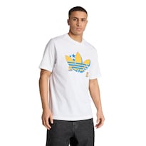 Playera Graphic Seasonal Tigres Adidas Blanco Hombre