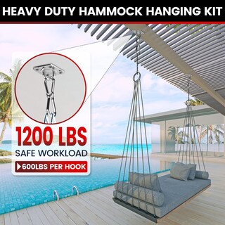 Foto 2 | Foto 2 | Juego De Ganchos Para Techo Sprookber Hechas De Acero Inoxidable 304 Con Anillas Y Ganchos De Cierre - Venta Internacional.