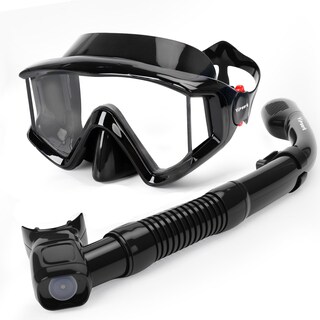 Foto 1 | Foto 1 | Set De Equipo De Esnórquel Yimserk Con Máscara Panorámica De 180° Para Adultos - Venta Internacional.