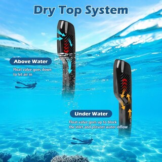 Foto 5 | Foto 5 | Set De Equipo De Esnórquel Yimserk Con Máscara Panorámica De 180° Para Adultos - Venta Internacional.