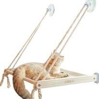 Hamaca Famifit Para Ventana De Gato Fácil De Montar Soporta 18 Kg - Venta Internacional.