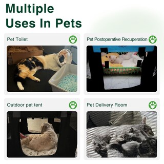 Foto 3 | Foto 3 | Parque Para Mascotas Casa Love Tienda Para Cachorros Jaula Para Interior/exterior - Venta Internacional.