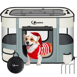 Foto 1 | Foto 1 | Corral Para Mascotas Siedihit Para Perros Y Gatos Portátil Para Uso Interior Y Exterior - Venta Internacional.