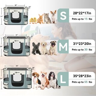 Foto 2 | Foto 2 | Corral Para Mascotas Siedihit Para Perros Y Gatos Portátil Para Uso Interior Y Exterior - Venta Internacional.