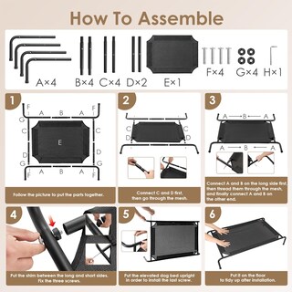 Foto 5 | Foto 5 | Cama Elevada Para Perros Eheyciga Xxl Para Perros Gigantes Jumbo - Venta Internacional.