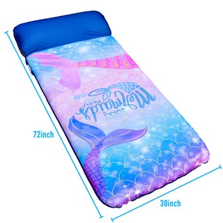 Foto 6 | Foto 6 | Flotador De Piscina Grande Parentswell 185x90cm Con Reposacabezas Sirena - Venta Internacional.