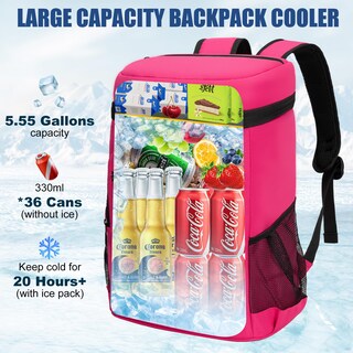 Foto 2 | Foto 2 | Mochila Térmica Amnow Aislada E Impermeable De 32l Para 36 Latas - Venta Internacional.