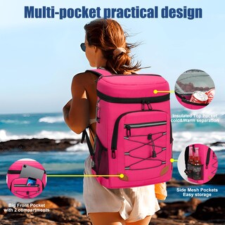 Foto 4 | Foto 4 | Mochila Térmica Amnow Aislada E Impermeable De 32l Para 36 Latas - Venta Internacional.