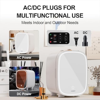 Foto 7 | Foto 7 | Refrigerador Para Cuidado De La Piel Ligiant Df01a 4l Con Espejo E Iluminación Led - Venta Internacional.