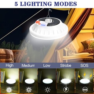 Foto 2 | Foto 2 | Linterna Solar Para Camping Lembopo 4000lm Con Control Remoto 2 Paquetes - Venta Internacional.