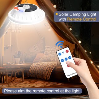 Foto 6 | Foto 6 | Linterna Solar Para Camping Lembopo 4000lm Con Control Remoto 2 Paquetes - Venta Internacional.