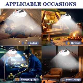 Foto 7 | Foto 7 | Linterna Solar Para Camping Lembopo 4000lm Con Control Remoto 2 Paquetes - Venta Internacional.