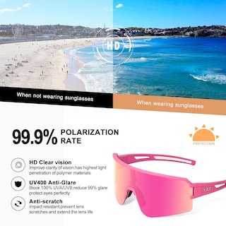 Foto 3 | Foto 3 | Gafas Deportivas De Sol Fmy Polarizadas Para Ciclismo Con Protección Uv400 - Venta Internacional.