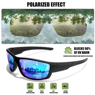 Foto 3 | Foto 3 | Gafas De Sol Deportivas Sqoqs Polarizadas Con Protección Uv400 Para Hombre - Venta Internacional.