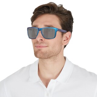 Foto 7 | Foto 7 | Gafas De Sol Oakley Oo9417 Holbrook X Matte Cyan/azul 59 Mm - Venta Internacional.