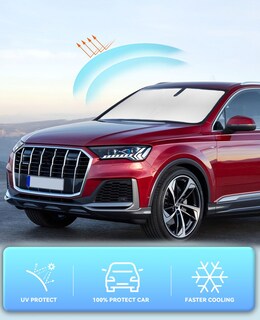 Foto 5 | Foto 5 | Parasol De Parabrisas Para Audi Q7 2016-2025 Con Protección Térmica - Venta Internacional.