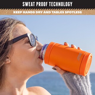 Foto 5 | Foto 5 | Enfriador Aislado Para Latas Dualie 3 En 1 Universal 355ml Naranja - Venta Internacional.