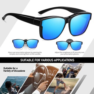 Foto 4 | Foto 4 | Gafas De Sol Haolota Polarizadas Uv400 Para Usar Sobre Lentes Para Mujer Y Hombre - Venta Internacional.