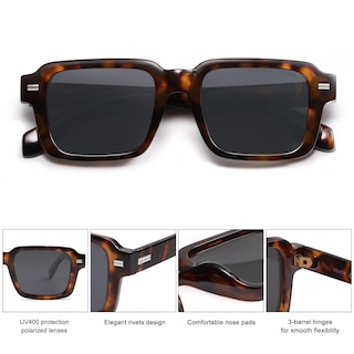 Foto 5 | Foto 5 | Gafas De Sol Cuadradas Polarizadas Sojos Para Hombre Y Mujer Sj2345 - Venta Internacional.