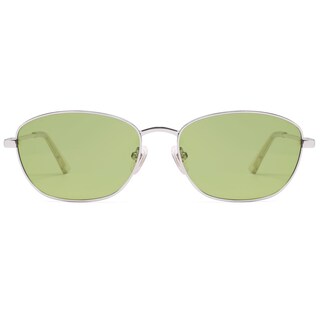 Foto 1 | Foto 1 | Gafas De Sol Sojos Retro Ovaladas Polarizadas Sj1245 Plata/verde Claro - Venta Internacional.