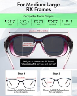 Foto 4 | Foto 4 | Gafas De Sol Sobre Lentes Meeloog Mst0066 Polarizadas Para Mujer - Venta Internacional.