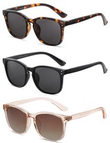 Gafas De Sol Polarizadas Ncllce Para Mujer Con Protección Uv400 (paquete De 3) - Venta Internacional.