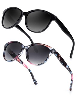 Foto 1 | Foto 1 | Gafas De Sol Polarizadas Uv400 Con Diseño De Ojo De Gato Para Mujer 2 Paquetes - Venta Internacional.