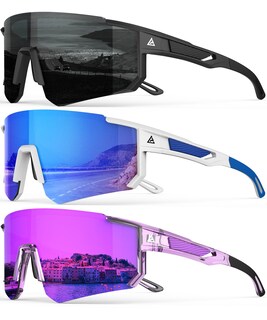 Foto 1 | Foto 1 | Gafas De Sol Deportivas Qally Polarizadas Con Protección Uv400 Para Hombre - Venta Internacional.