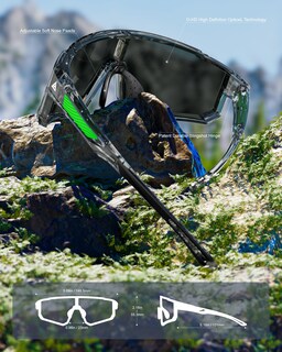 Foto 5 | Foto 5 | Gafas De Sol Deportivas Qally Polarizadas Con Protección Uv400 Para Hombre - Venta Internacional.