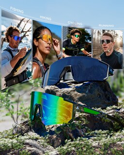 Foto 6 | Foto 6 | Gafas De Sol Deportivas Qally Polarizadas Con Protección Uv400 Para Hombre - Venta Internacional.